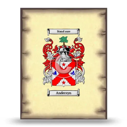 Andersyn Coat of Arms Print