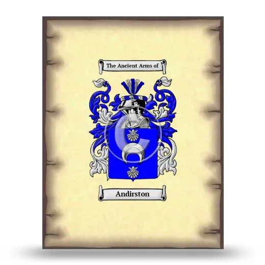 Andirston Coat of Arms Print