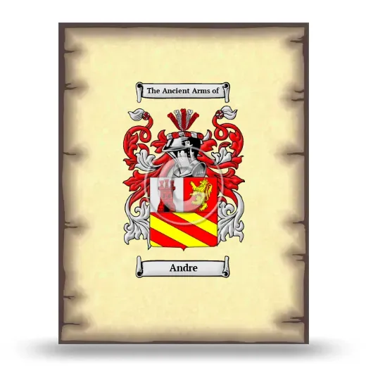 Andre Coat of Arms Print