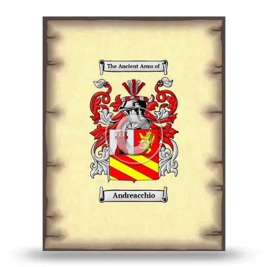 Andreacchio Coat of Arms Print