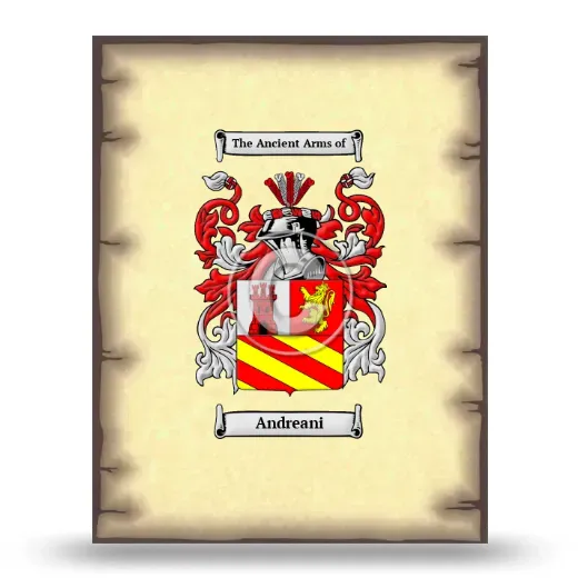 Andreani Coat of Arms Print