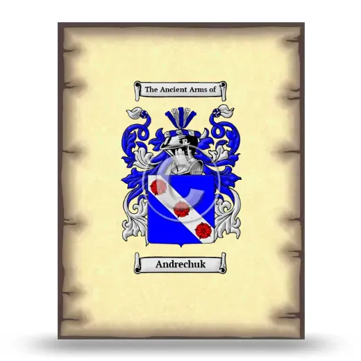 Andrechuk Coat of Arms Print