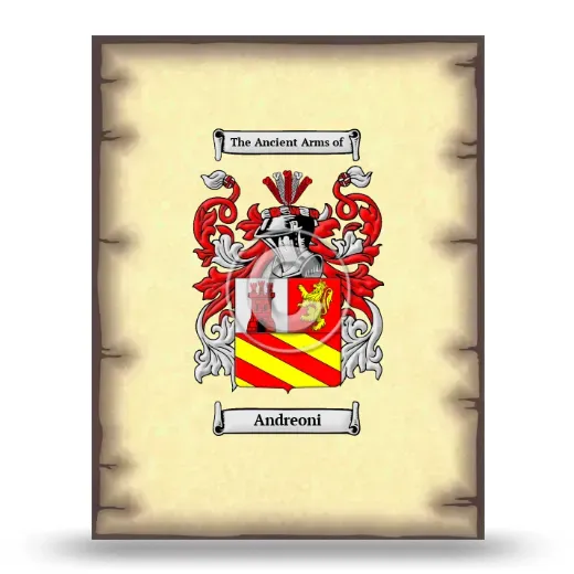 Andreoni Coat of Arms Print