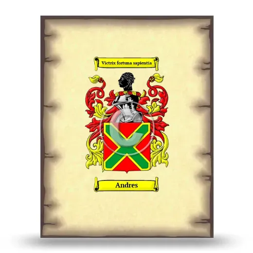 Andres Coat of Arms Print