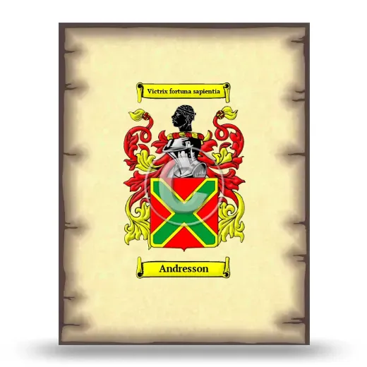 Andresson Coat of Arms Print