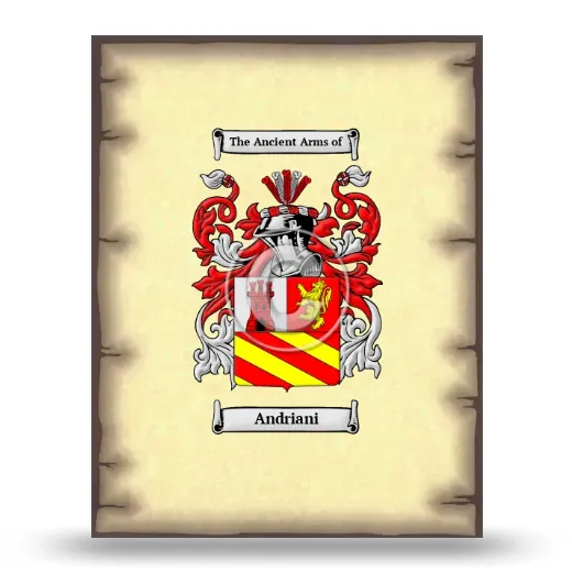 Andriani Coat of Arms Print