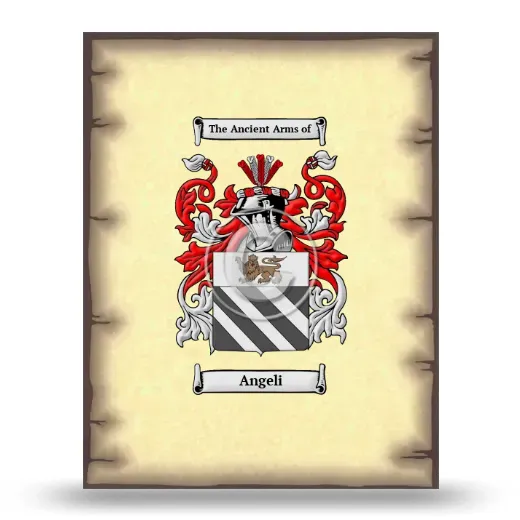 Angeli Coat of Arms Print