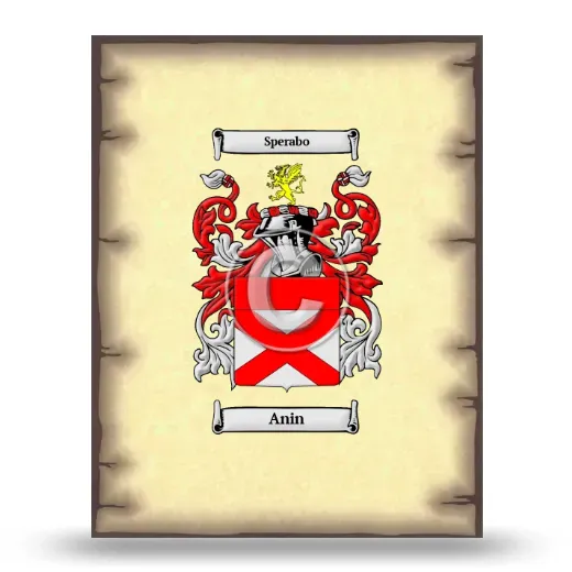 Anin Coat of Arms Print