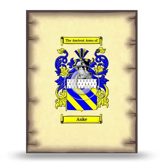 Anke Coat of Arms Print