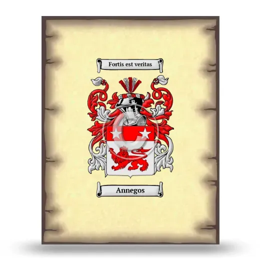 Annegos Coat of Arms Print