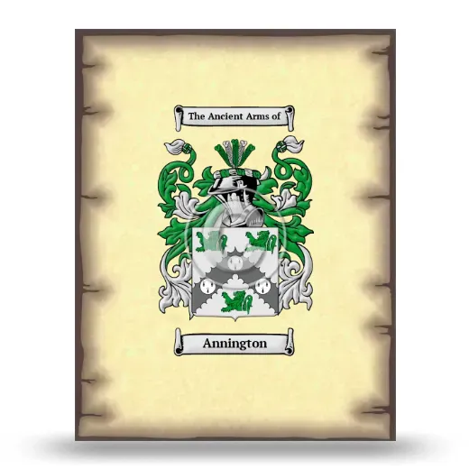 Annington Coat of Arms Print