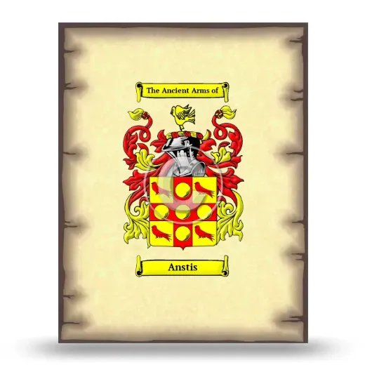 Anstis Coat of Arms Print
