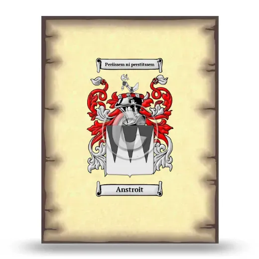Anstroit Coat of Arms Print