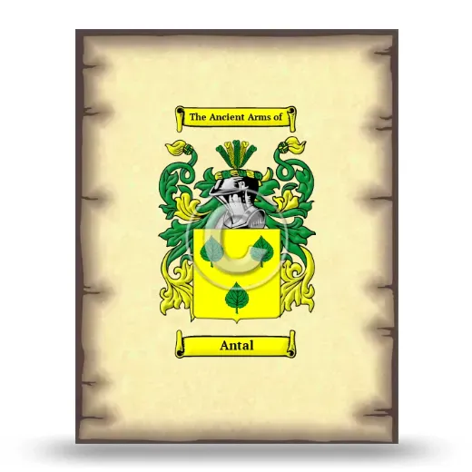 Antal Coat of Arms Print