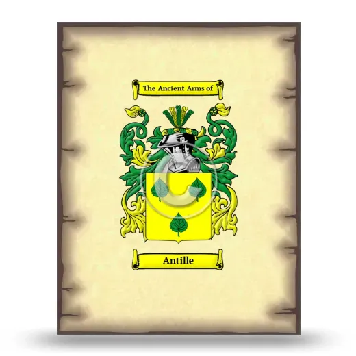 Antille Coat of Arms Print