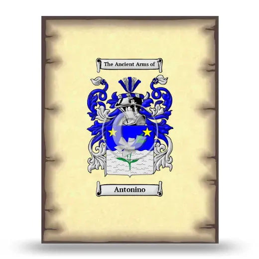Antonino Coat of Arms Print