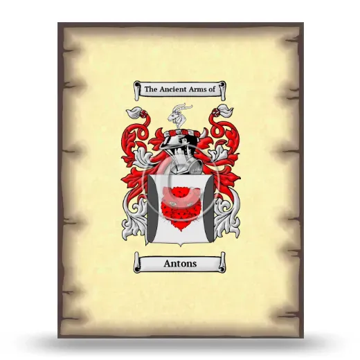 Antons Coat of Arms Print