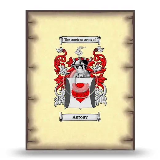 Antony Coat of Arms Print