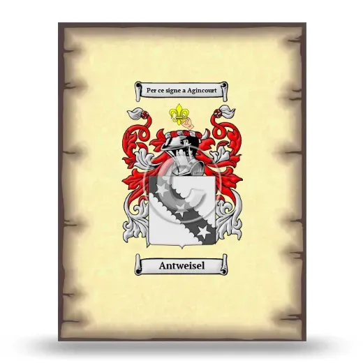 Antweisel Coat of Arms Print