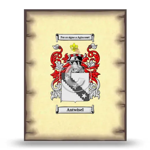 Antwisel Coat of Arms Print