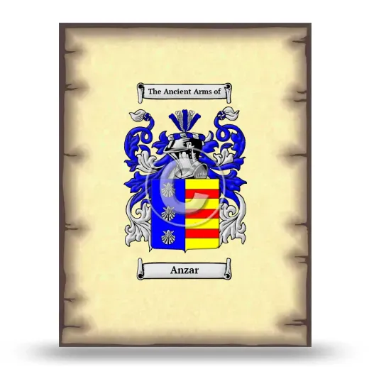Anzar Coat of Arms Print