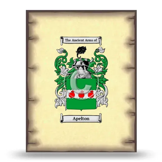 Apelton Coat of Arms Print