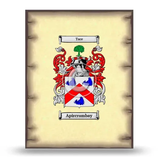 Apircrumbay Coat of Arms Print
