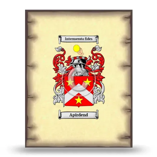 Apirdend Coat of Arms Print