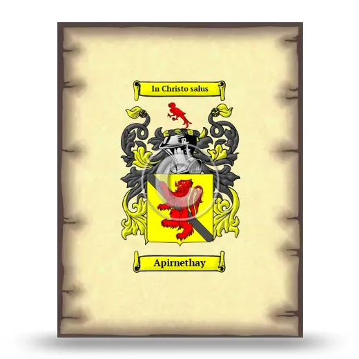 Apirnethay Coat of Arms Print