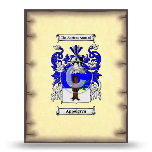 Appelgryn Coat of Arms Print