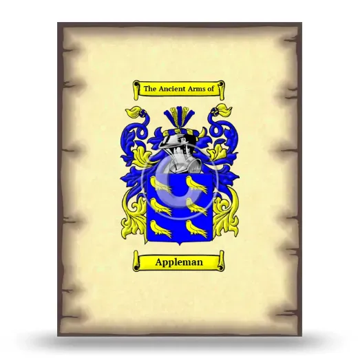 Appleman Coat of Arms Print