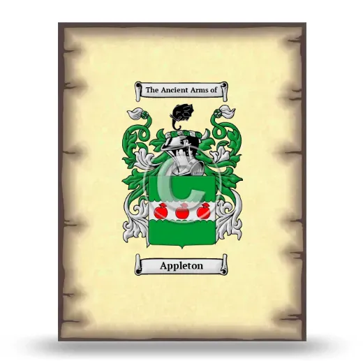 Appleton Coat of Arms Print