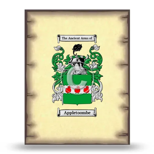 Appletoombe Coat of Arms Print