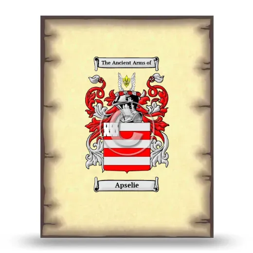 Apselie Coat of Arms Print