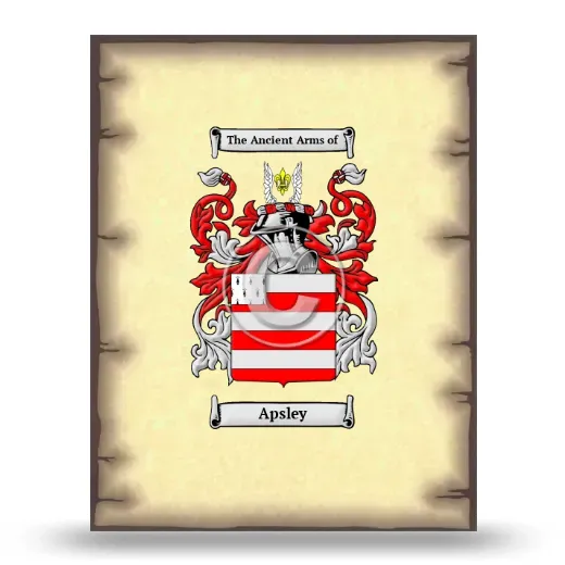 Apsley Coat of Arms Print