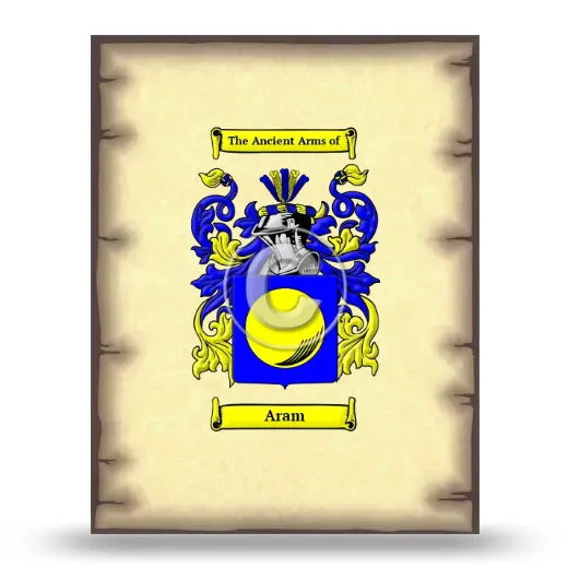 Aram Coat of Arms Print