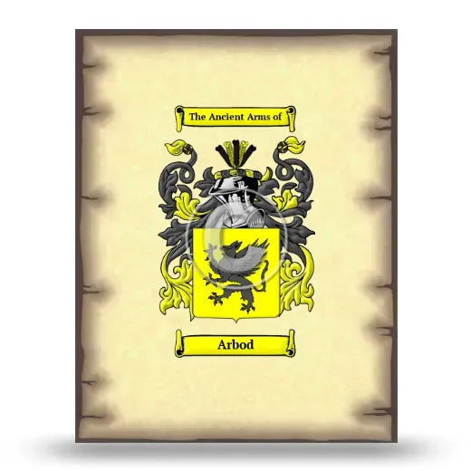 Arbod Coat of Arms Print