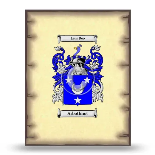 Arbothnot Coat of Arms Print