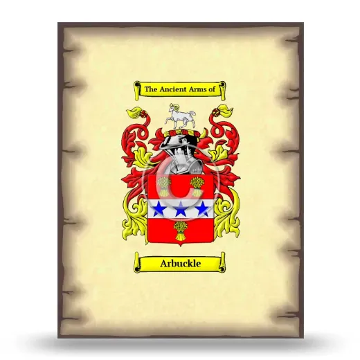 Arbuckle Coat of Arms Print