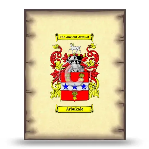 Arbukale Coat of Arms Print