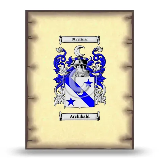 Archibald Coat of Arms Print
