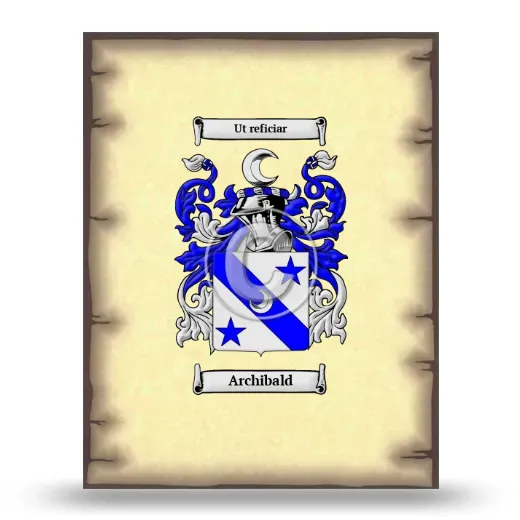 Archibald Coat of Arms Print