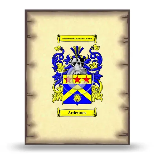 Ardennes Coat of Arms Print