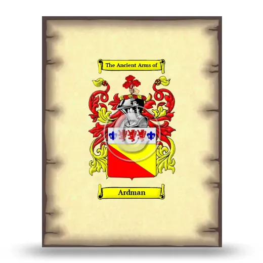 Ardman Coat of Arms Print