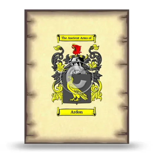 Ardon Coat of Arms Print
