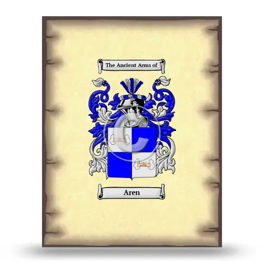 Aren Coat of Arms Print