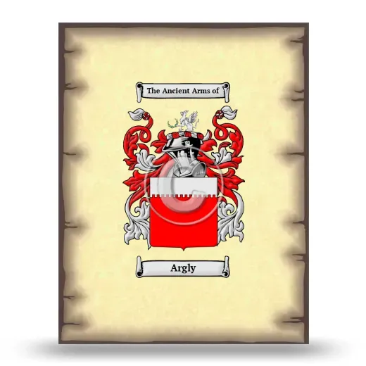 Argly Coat of Arms Print