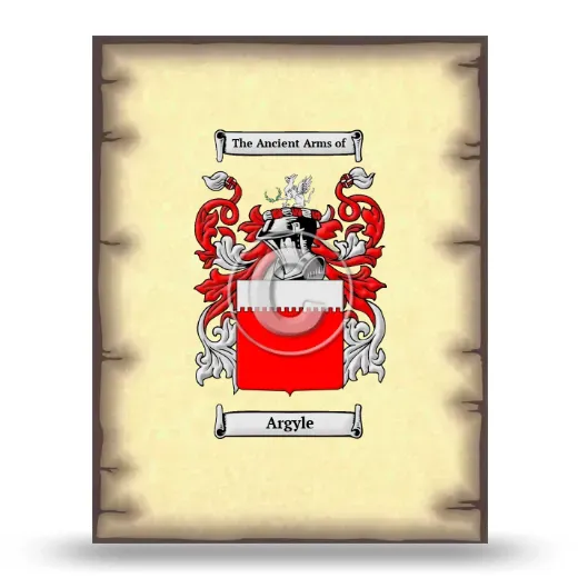 Argyle Coat of Arms Print