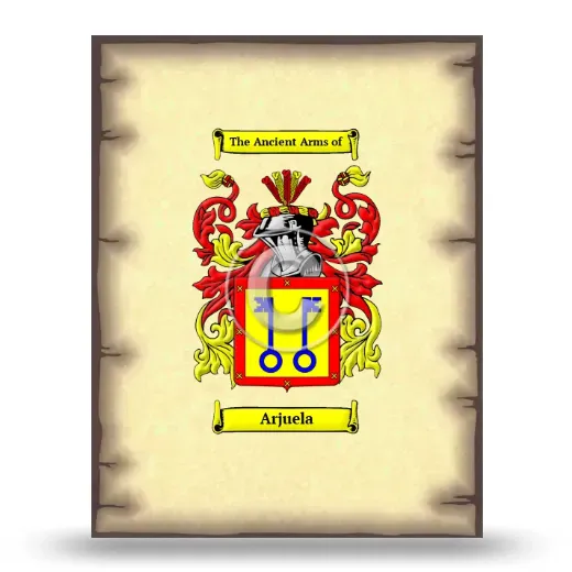 Arjuela Coat of Arms Print