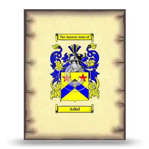 Arkel Coat of Arms Print